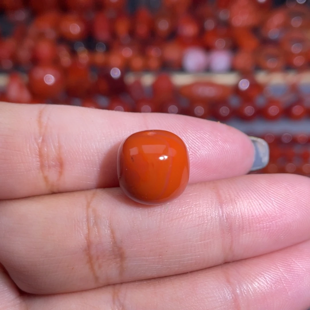 南红玛瑙未镶嵌瓦西老型卡13.3×12.7