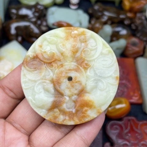 蛇纹石玉未镶嵌颈饰109