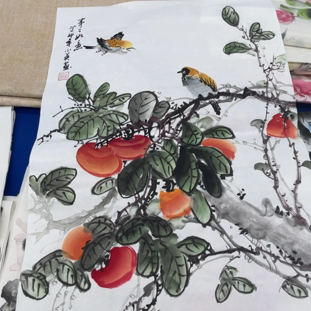 国画纯手绘作品图