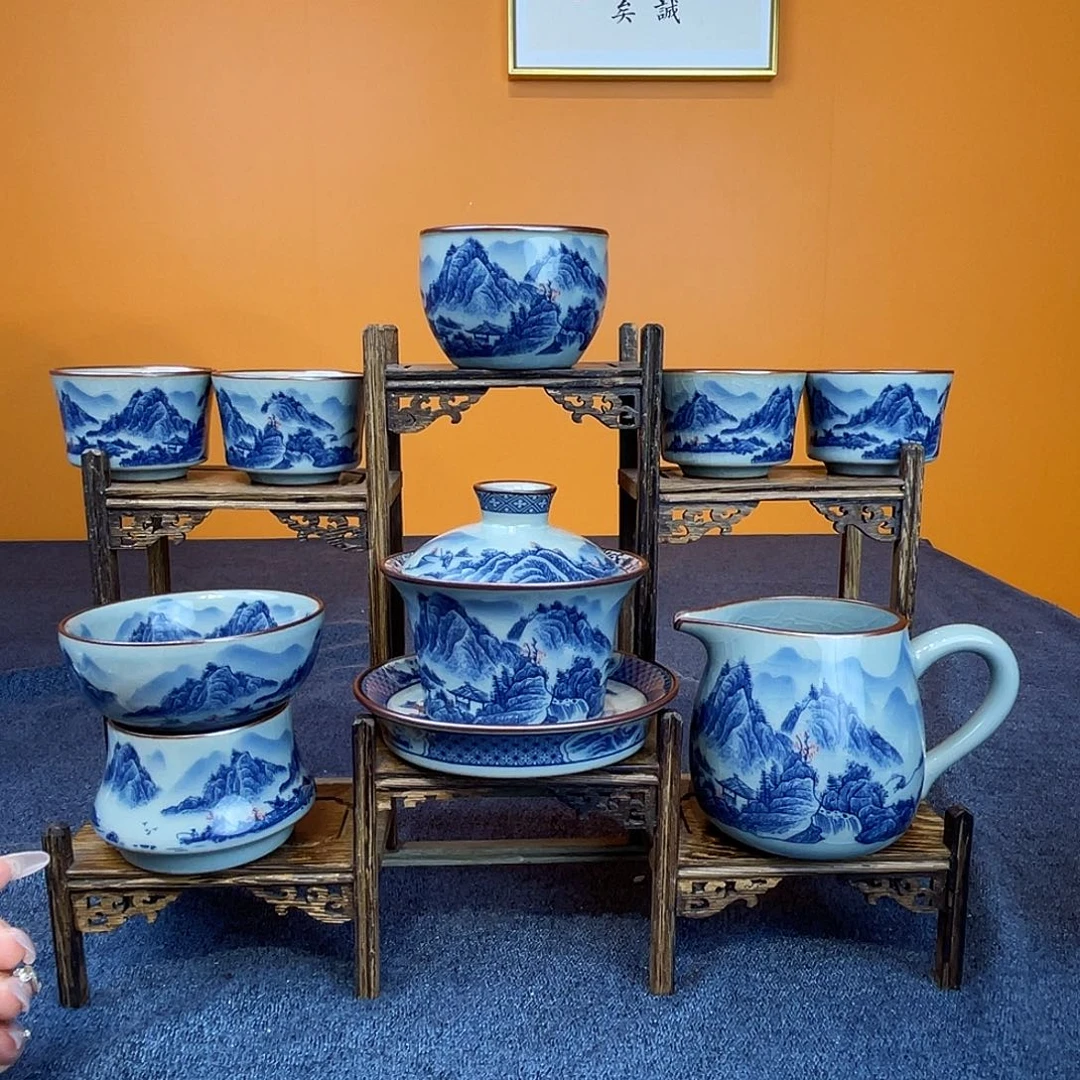 新***上景德镇陶瓷八件套
