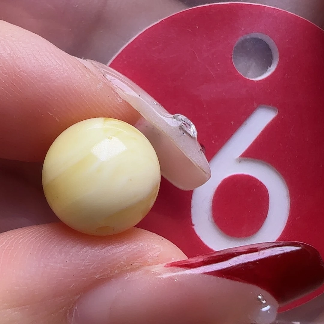 蜜蜡未镶嵌珠宝奇石微花粉10mm圆珠