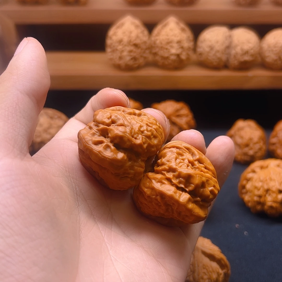 把件核桃四开蛤蟆头36 42