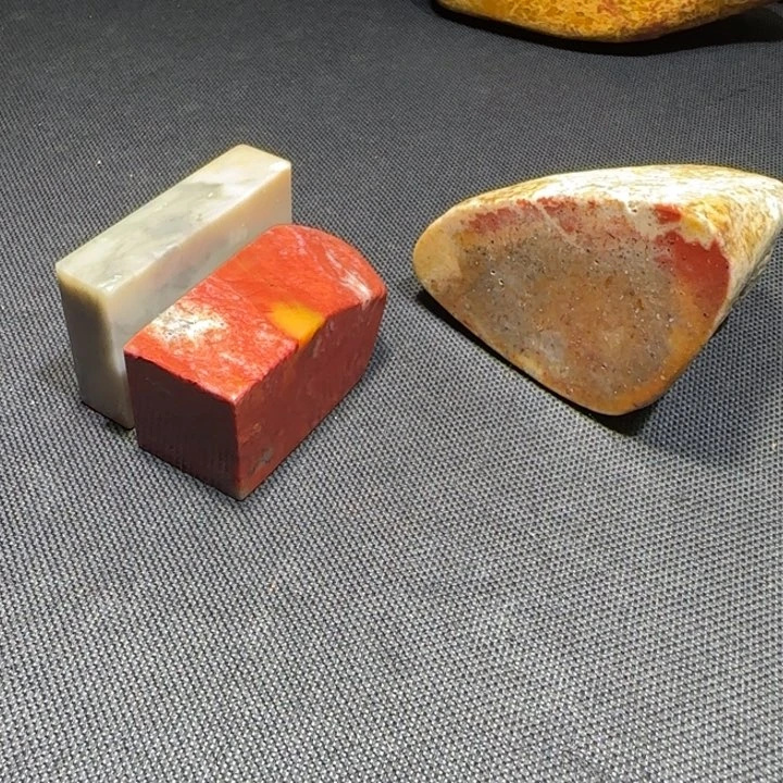 寿山石福集福寿山石印章