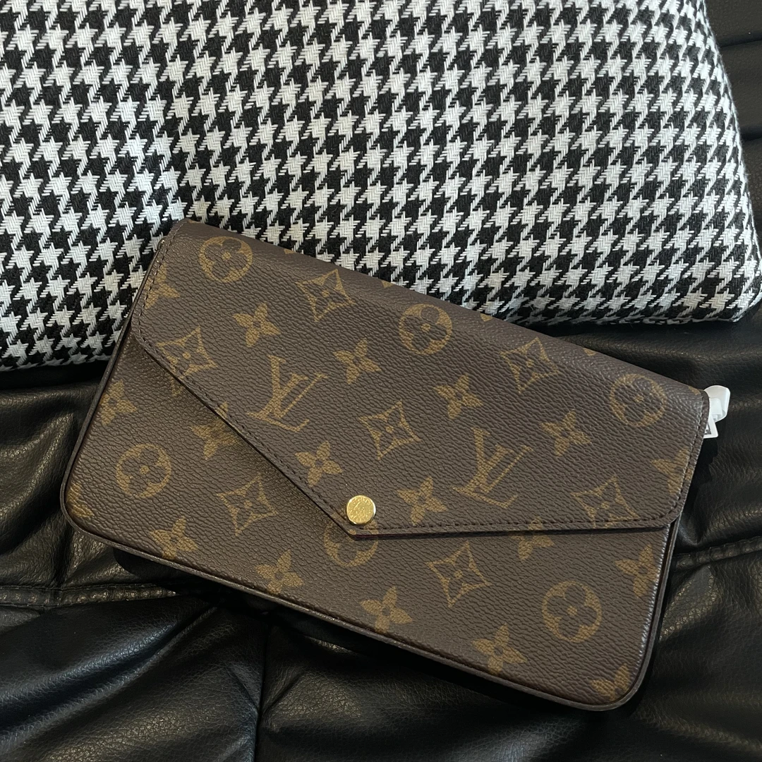 99新 LouisVuitton/路易威登 奢品阁/LV/信封三合一