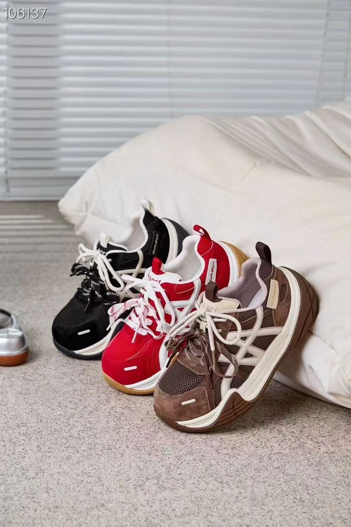 欧货潮酷老爹鞋2025新款厚底小众透气时尚休闲鞋百搭通勤必备