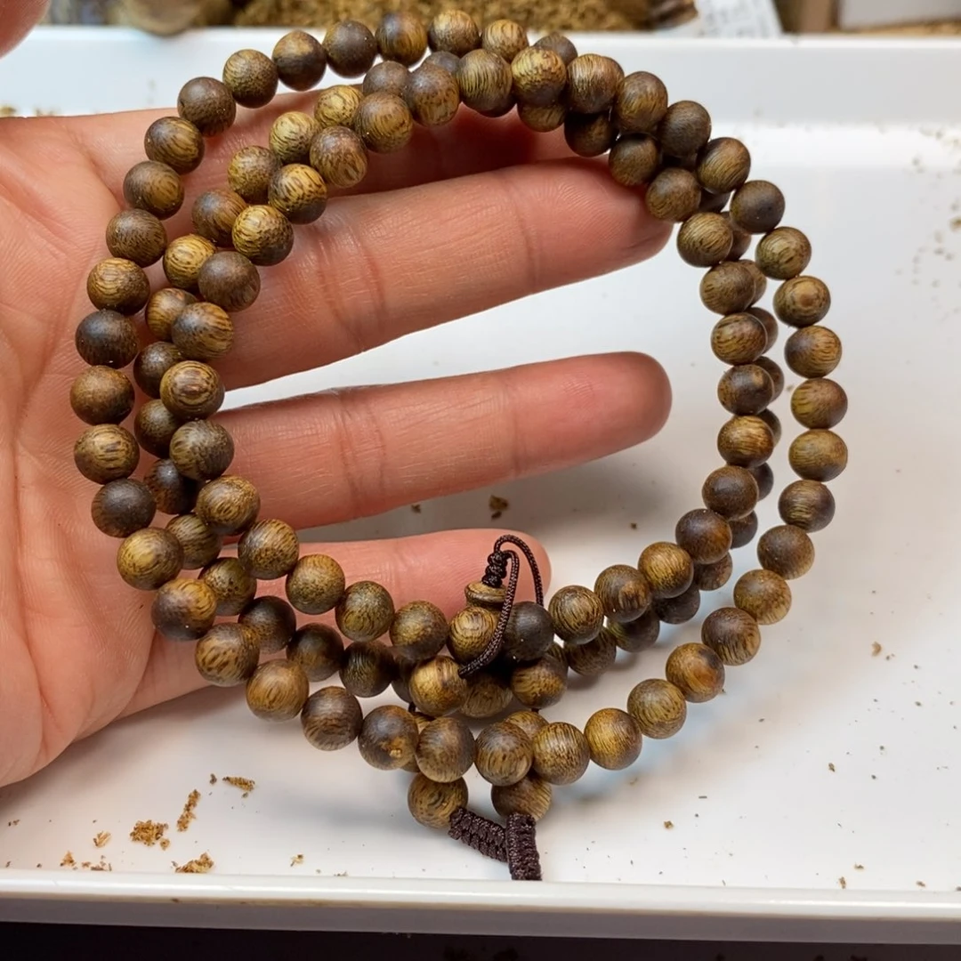 沉香手串千里香规格0.7-17