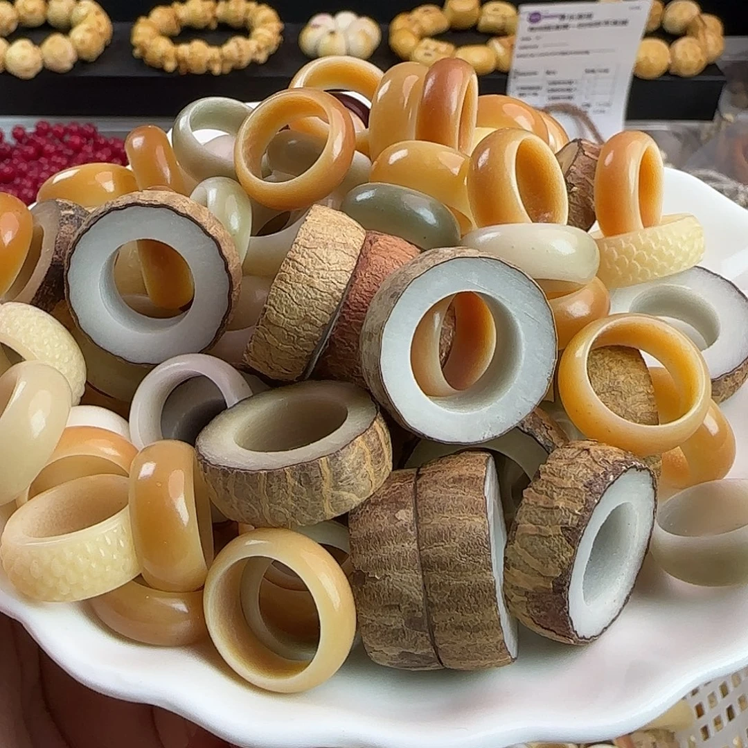菩提根/象牙果手串全品跑环6颗