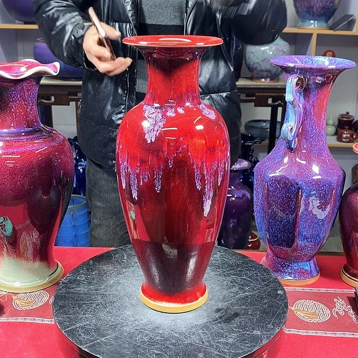 瓶中国神垕精品钧瓷