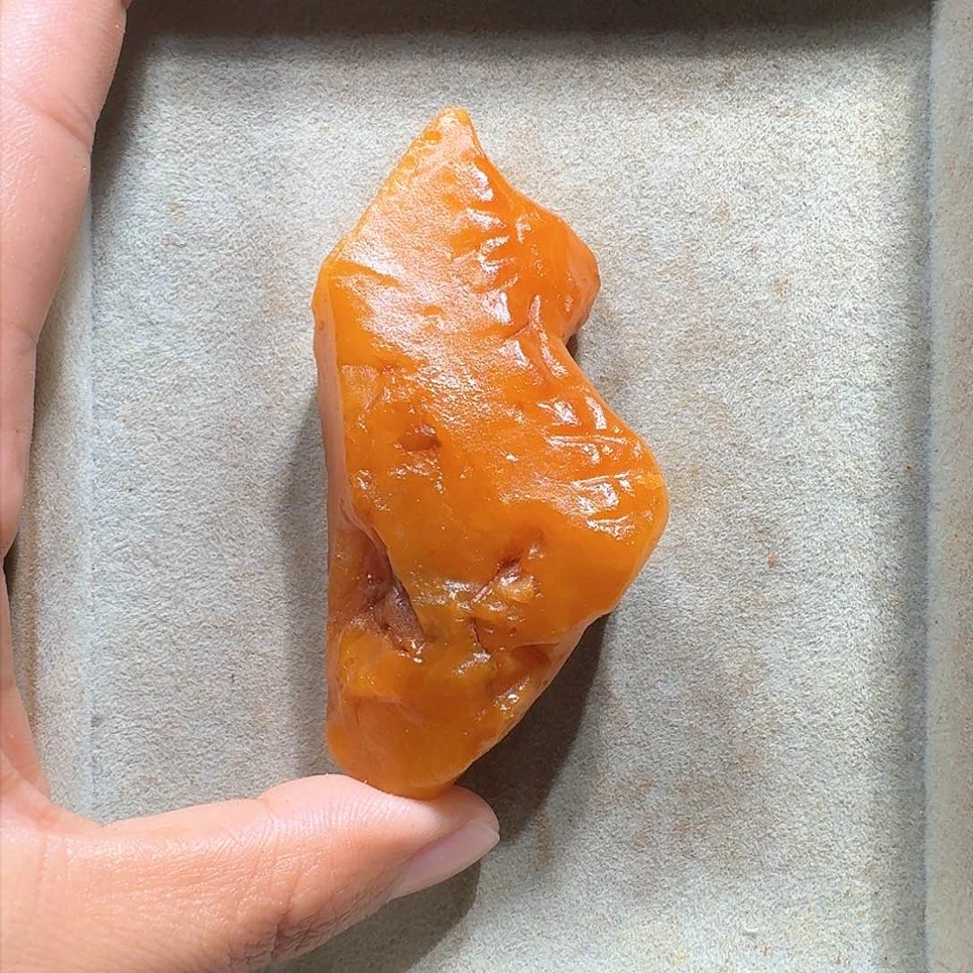 定制琥珀未镶嵌朱*记定制