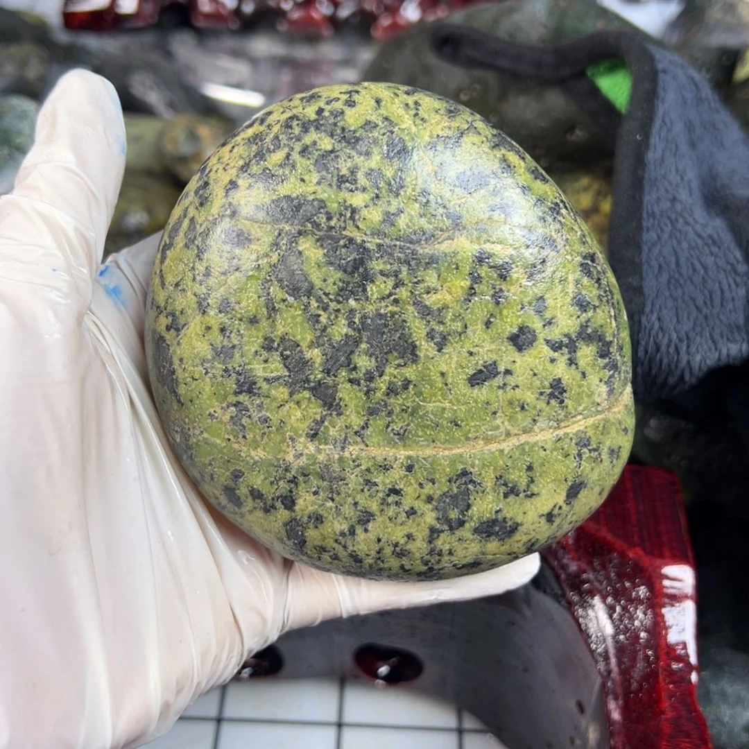 合金蛇纹石玉西藏藏玉药王石用****8