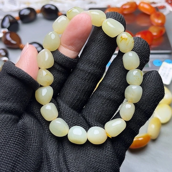 和田玉未镶嵌套链