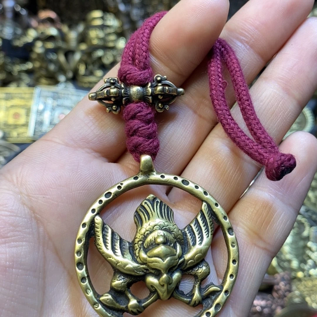 藏式大鹏鸟搭配挂件