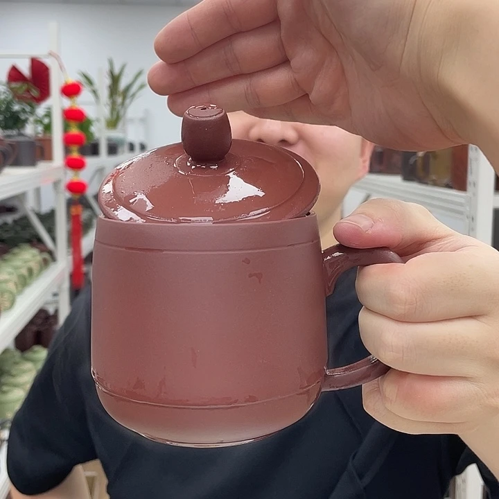 茶杯紫砂原矿紫砂