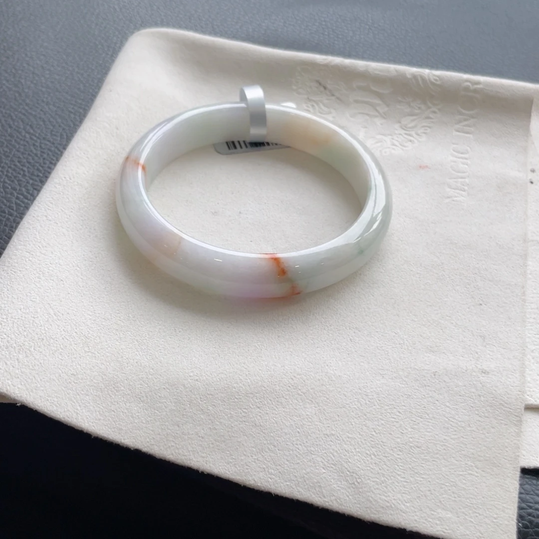 翡翠未镶嵌手镯纹60