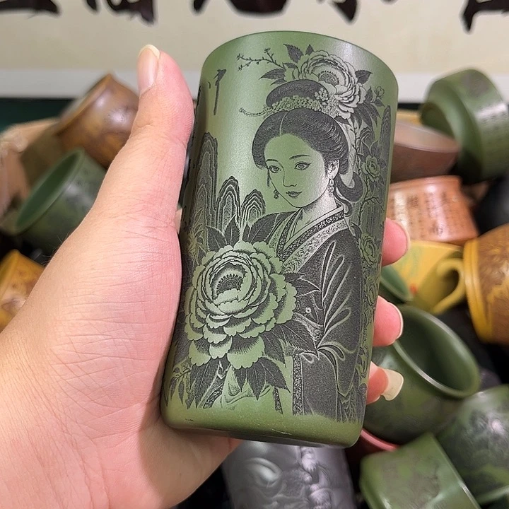 茶杯紫砂全手工紫砂主人杯