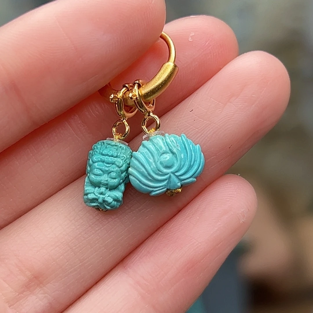 绿松石珠宝奇石未镶嵌