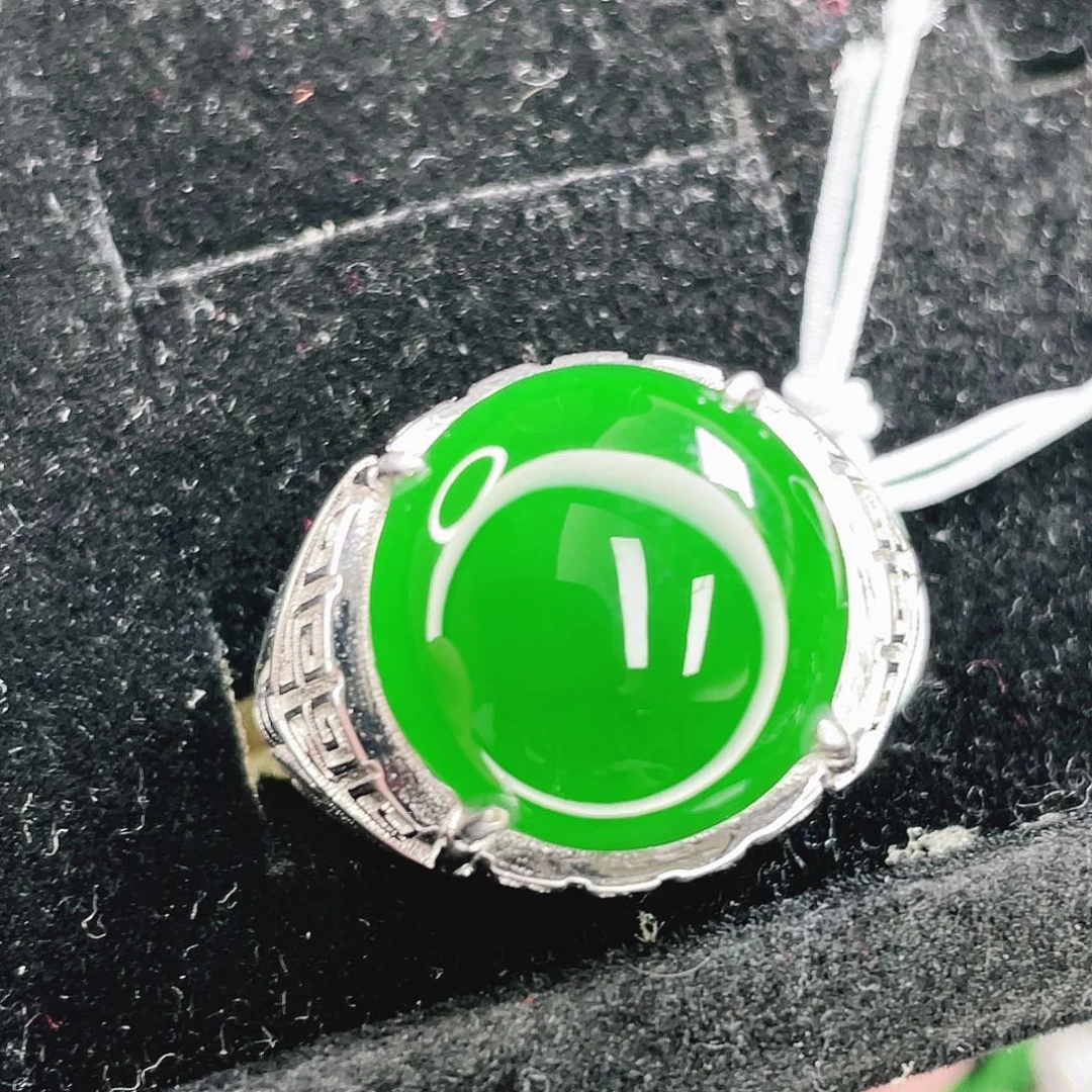 翡翠银S925镶嵌颈饰29