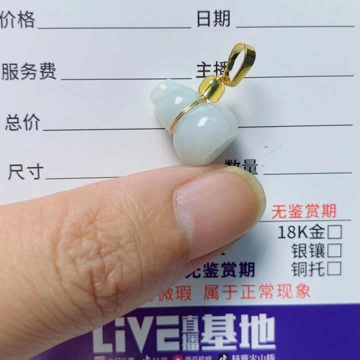 翡翠未镶嵌颈饰天然翡翠A货