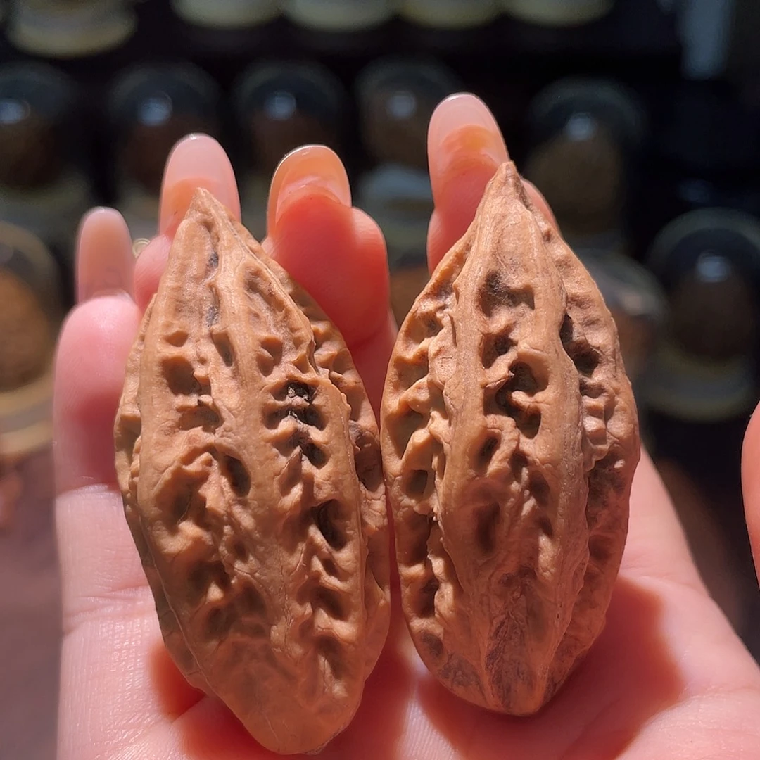 爱***)文玩核桃把件瓜条