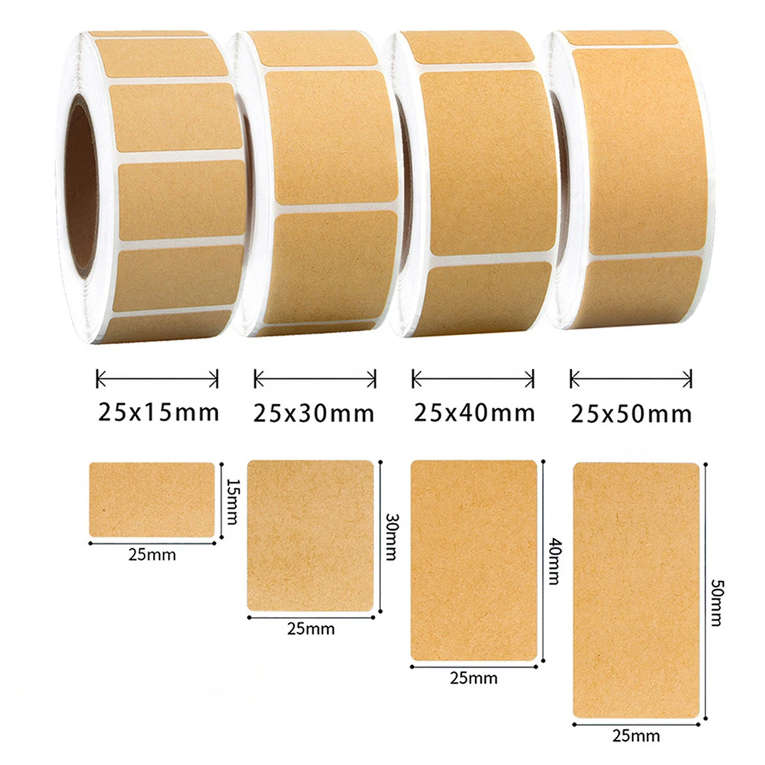 i人友好上门取件纸可撕防水空白标签贴自粘便签口取纸姓名记号贴