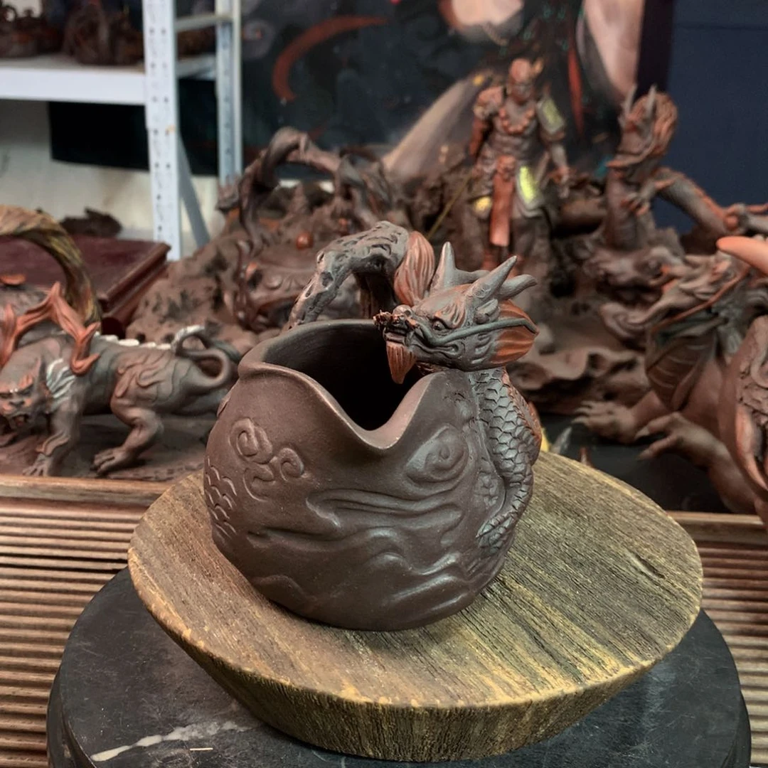 【闪购商品】紫砂全手工艺品有限公司蓝*