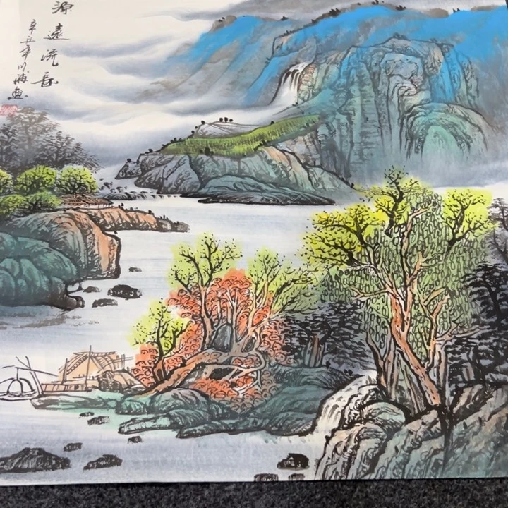 尚谷的古年画画面