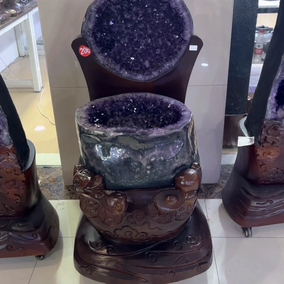 大型摆件（非配饰）紫晶未镶嵌懂
