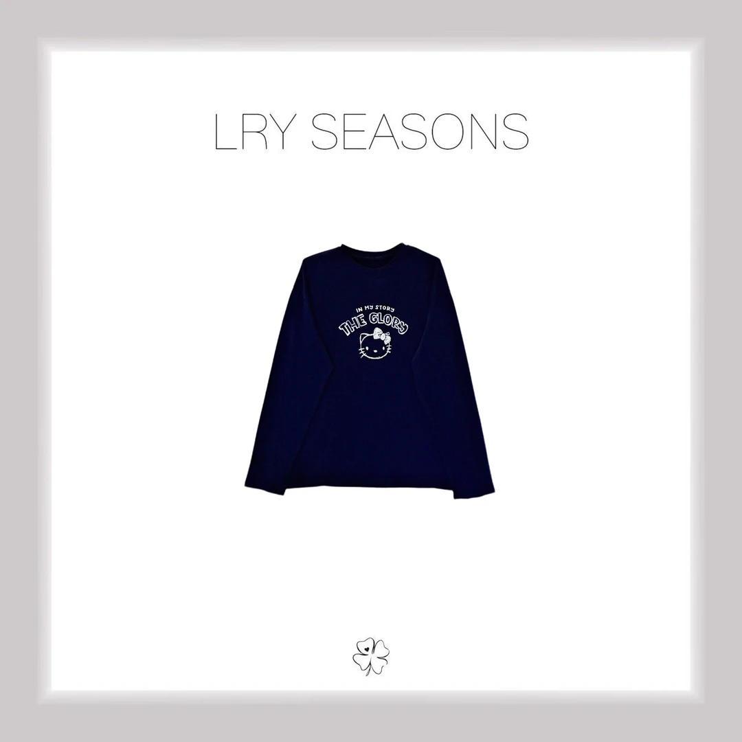 LRY SEASONS |韩系Hello Kitty猫百搭休闲显瘦上衣 25491