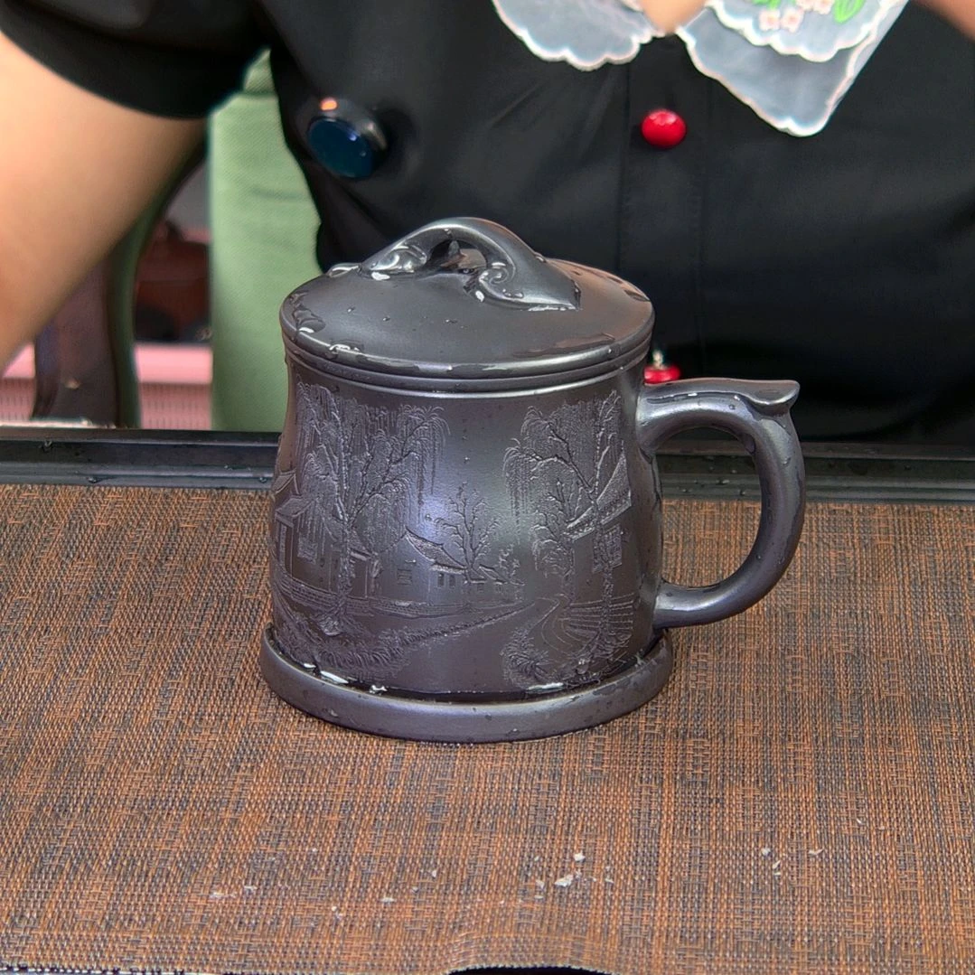紫砂茶杯高货放漏