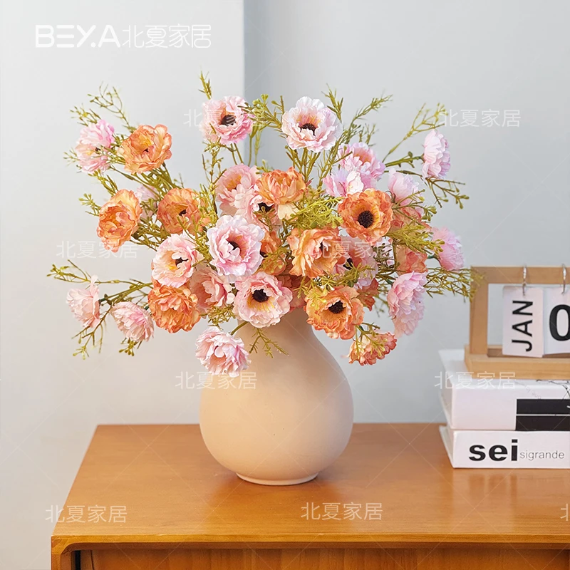 法式裙摆花仿真花摆设花束轻奢仿真花摆件高级家居客厅