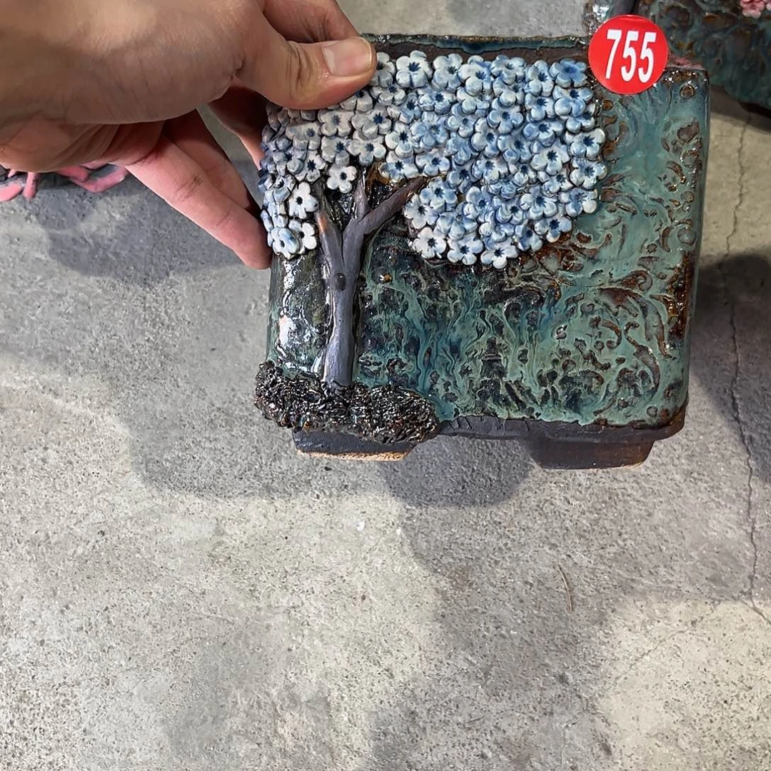 微瑕755 号陶然花器手工花盆工厂直销