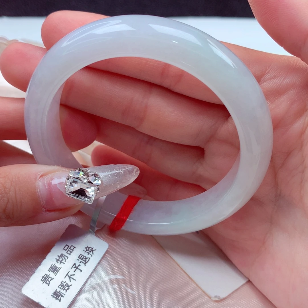 翡翠手镯未镶嵌天然缅甸翡翠A货手镯 17号