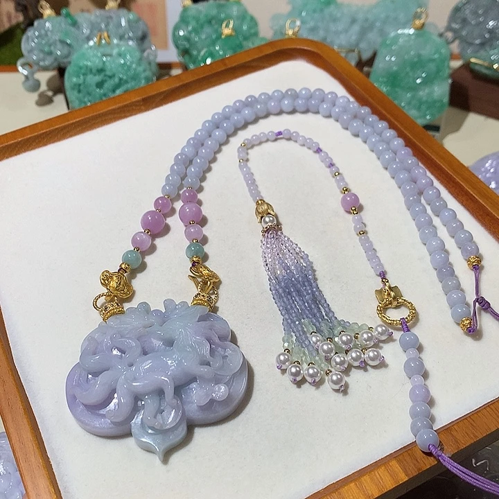 颈饰未镶嵌翡翠翡翠吊坠
