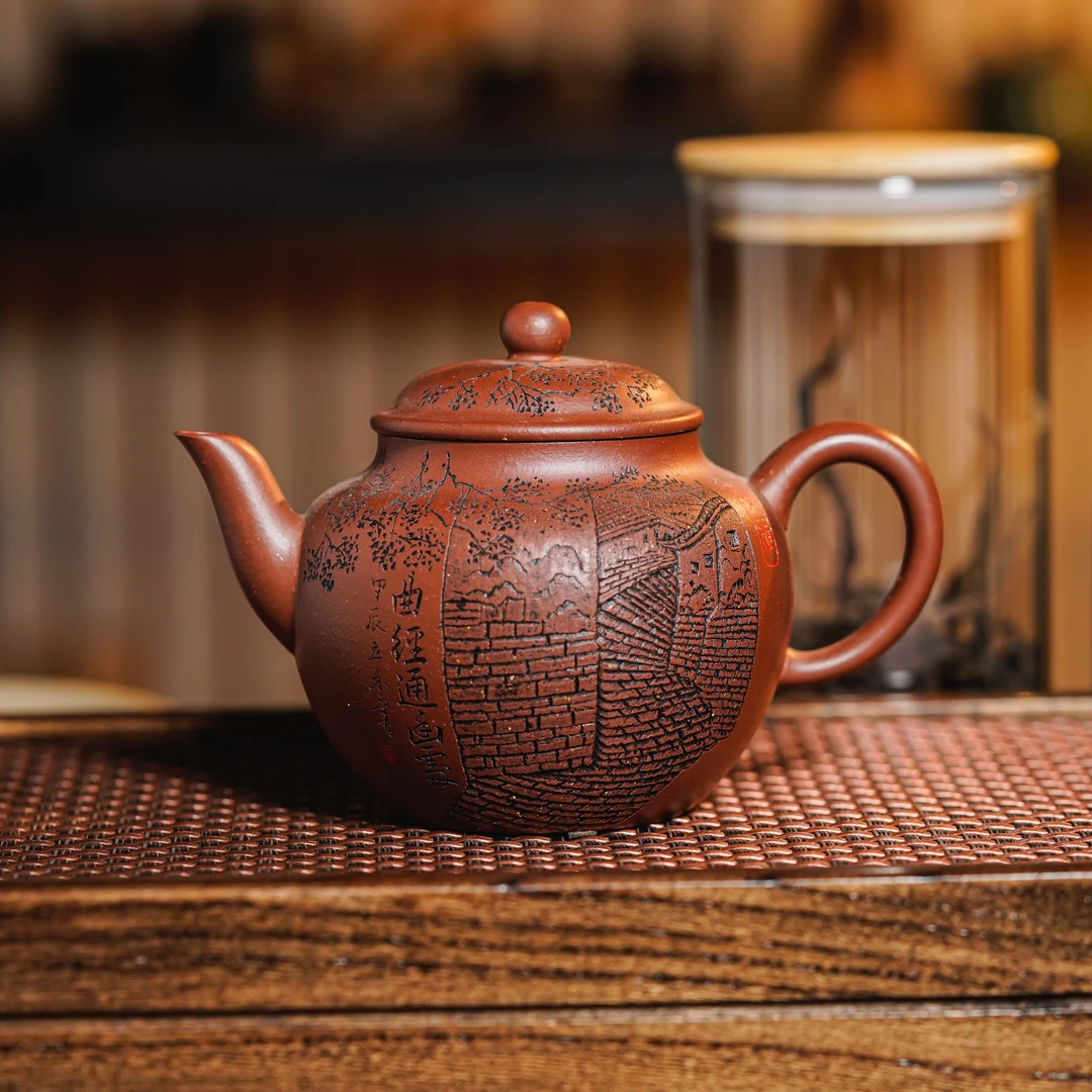 XY-042   宜兴手工紫砂    莲子