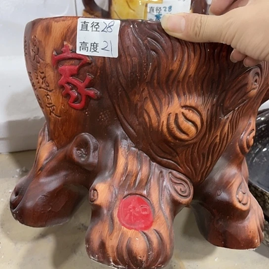 多肉绿植陶瓷花盆9:9包邮，有孔