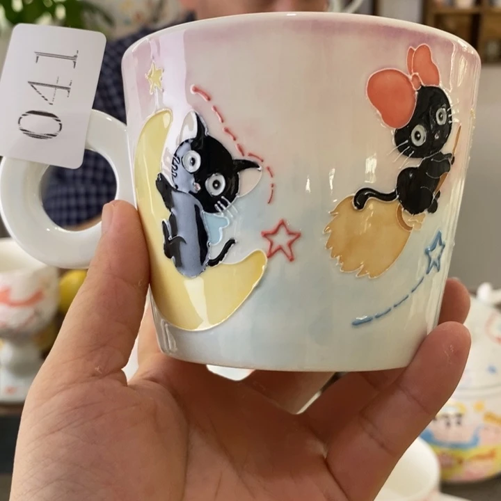 瓷片景德镇釉下彩手绘