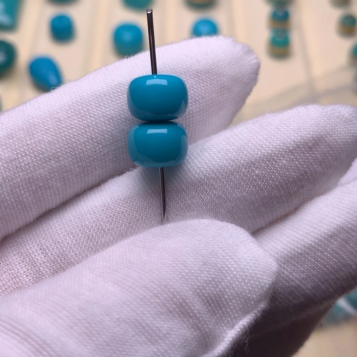 蜗***步绿松石未镶嵌绿松石老型9.2