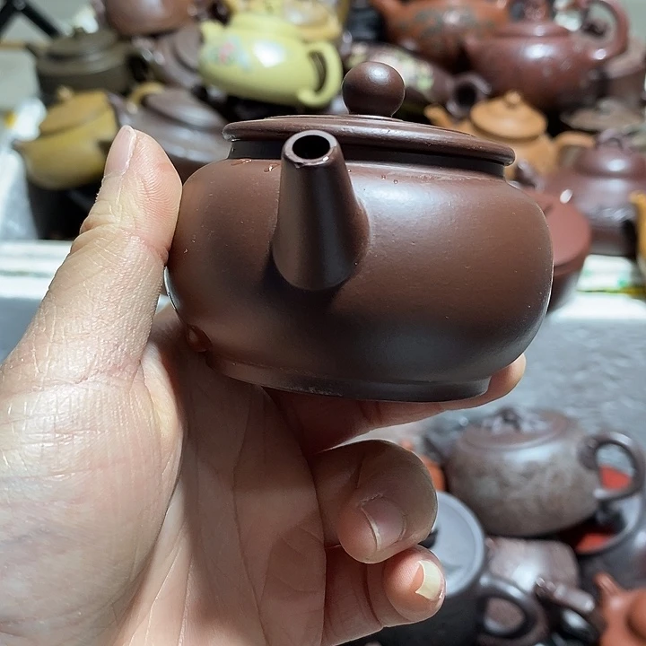 紫砂茶壶跳砂微瑕
