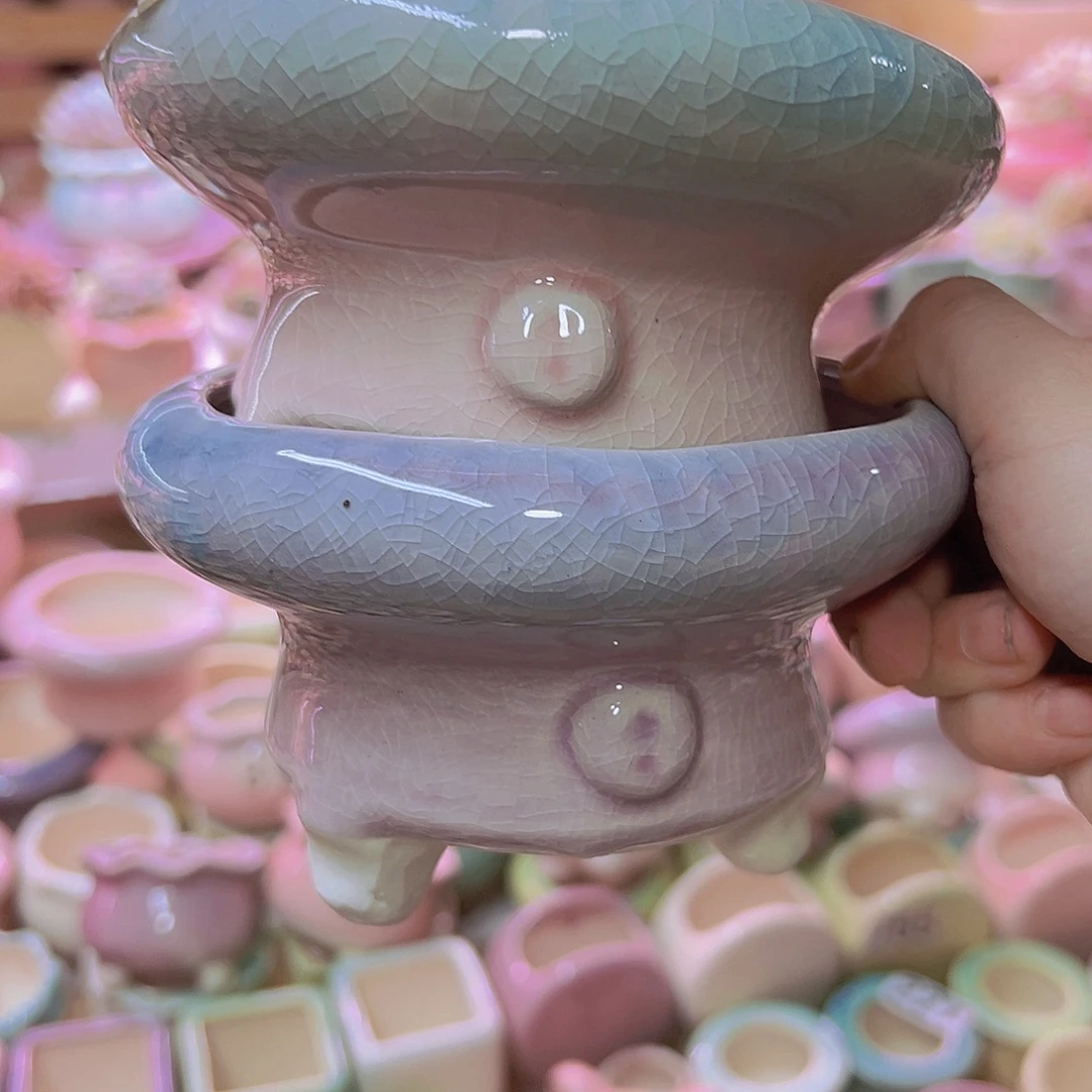 陶瓷花盆当场满12包邮