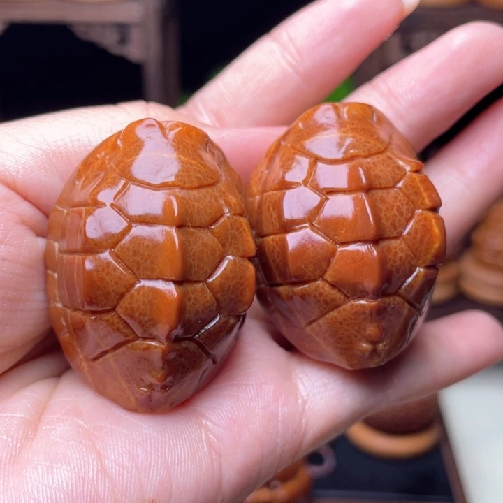 吊坠橄榄核龙脊富甲手球