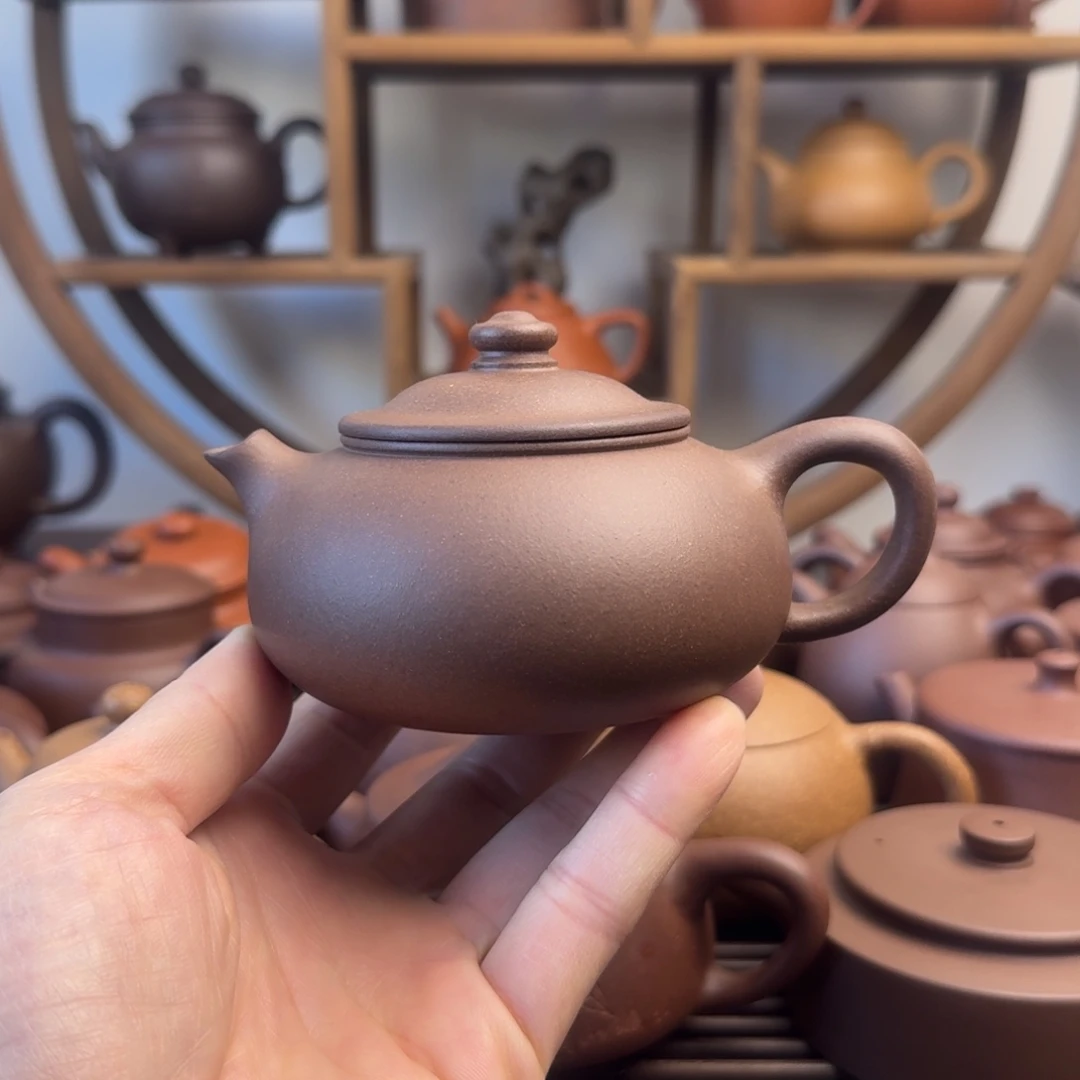 茶壶紫砂寒江230cc台西嫩底槽清