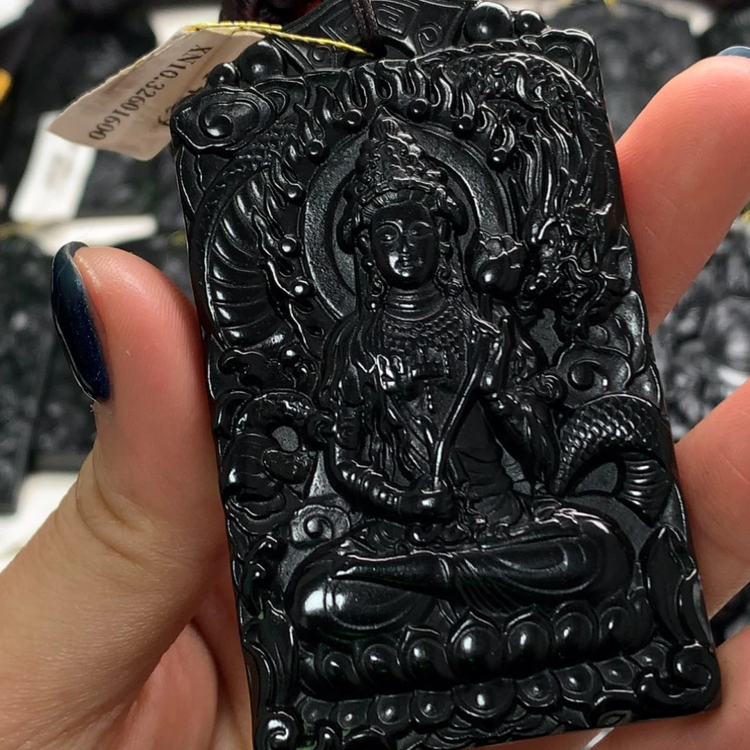 天然a货钢琴黑挂件