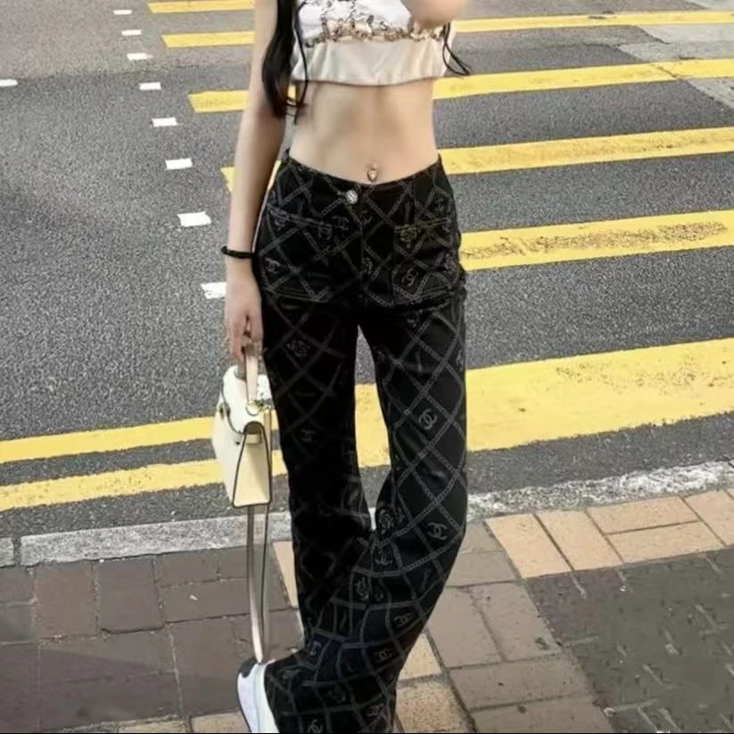 95新 Chanel/香奈儿 牛仔喇叭裤34码/250606ZHZBY09