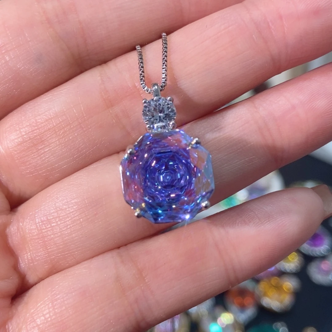 66锆石（处理）吊坠