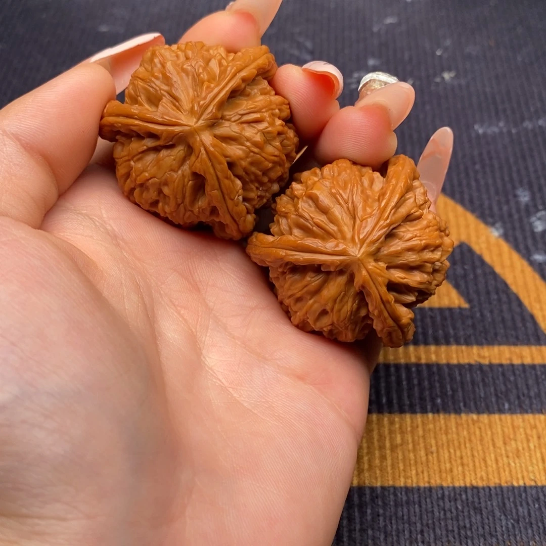 五***虎吊坠文玩核桃白狮子