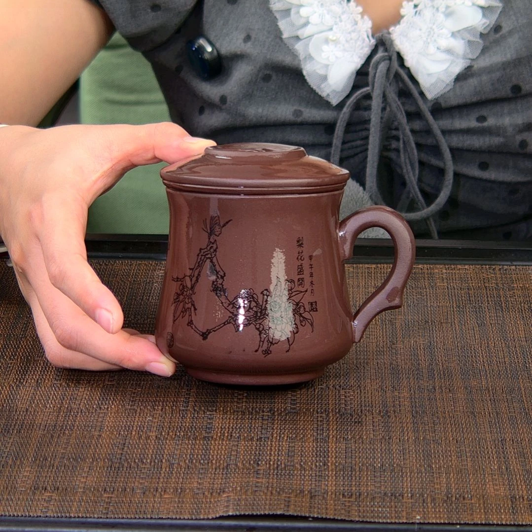 茶杯紫砂高货放漏