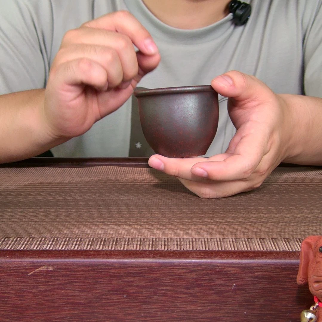 茶杯紫砂高货放漏
