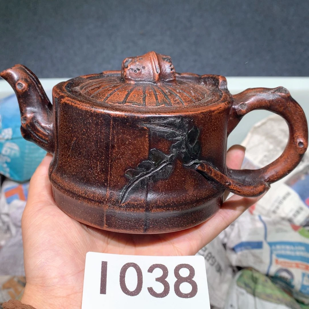 茶壶粗砂紫砂茶壶038