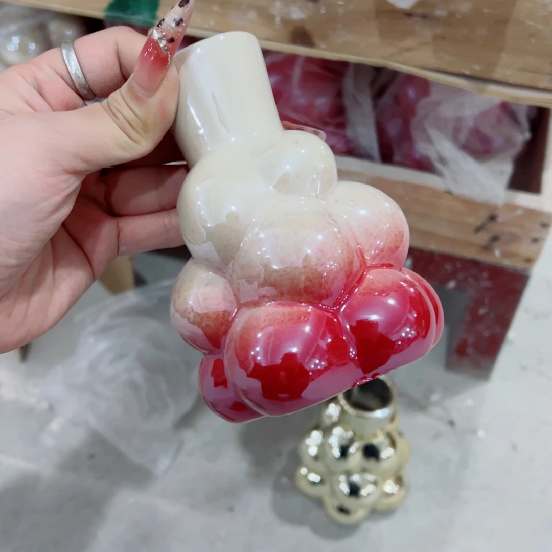 有孔，陶瓷花盆满10米包邮发货