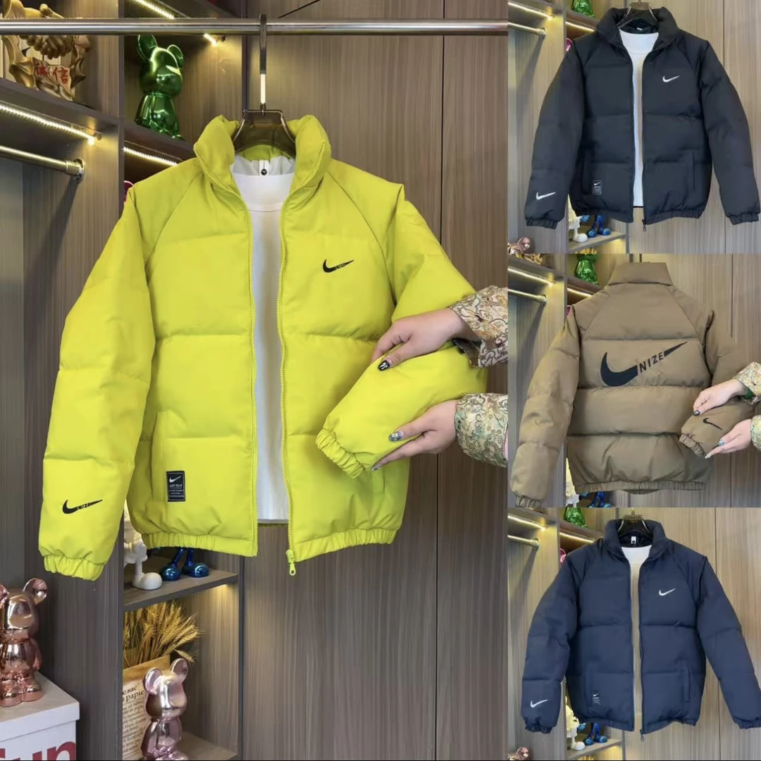 837冬季立领加厚保暖时尚百搭刺绣棉服外套男士休闲潮流帅气上衣